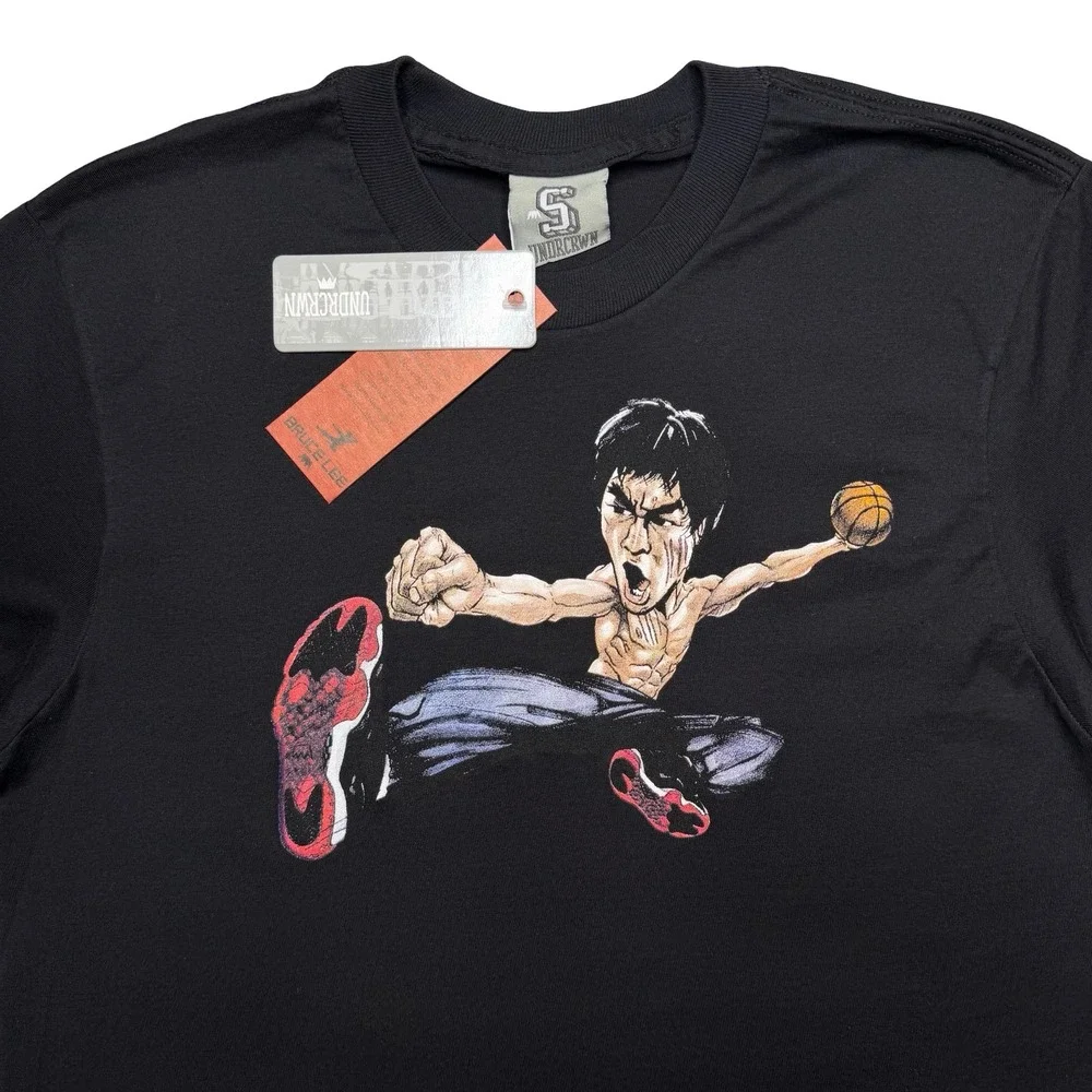 2000s Y2K UNDRCRWN Undercrown Bruce Lee Jordan 11 Space Jams streetwear shirt SM